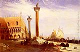 Piazetta And The Doge's Palace, Venice by William James Muller
